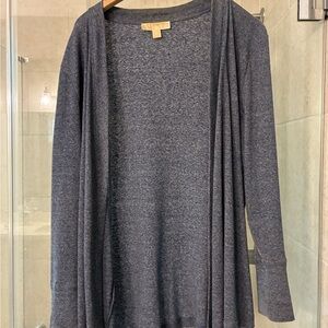 MICHAEL Michael Kors Navy Open-Front Cardigan